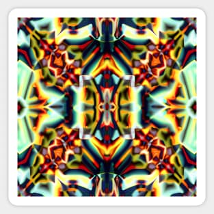 Trippy Kaleidoscope Design Sticker